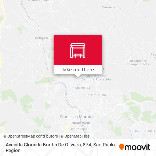 Avenida Clorinda Bordin De Oliveira, 874 map