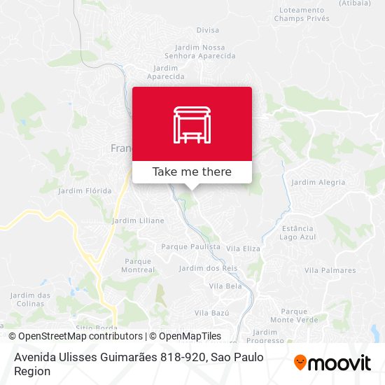 Avenida Ulisses Guimarães 818-920 map