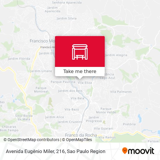 Avenida Eugênio Miler, 216 map