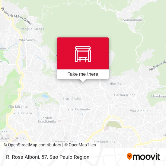 R. Rosa Alboni, 57 map