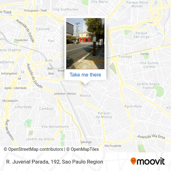 R. Juvenal Parada, 192 map