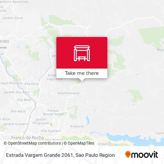 Estrada Vargem Grande 2061 map