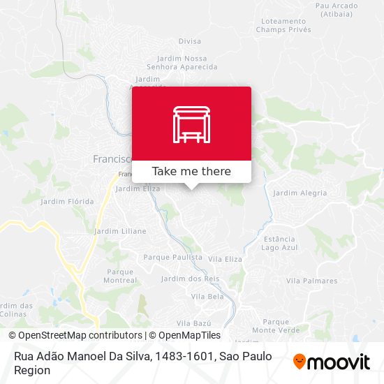 Rua Adão Manoel Da Silva, 1483-1601 map