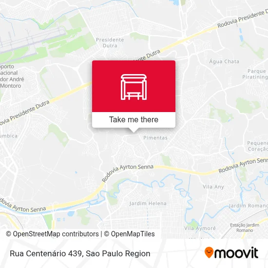 Rua Centenário 439 map