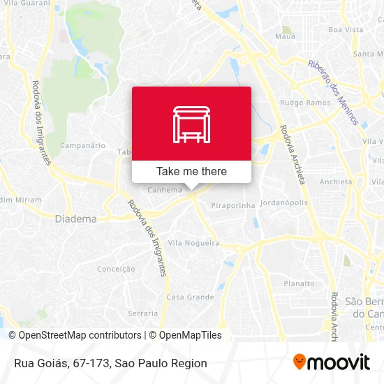 Rua Goiás, 67-173 map
