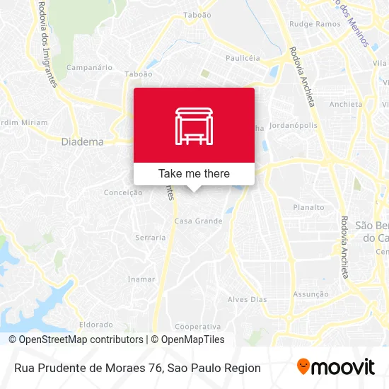 Rua Prudente de Moraes 76 map