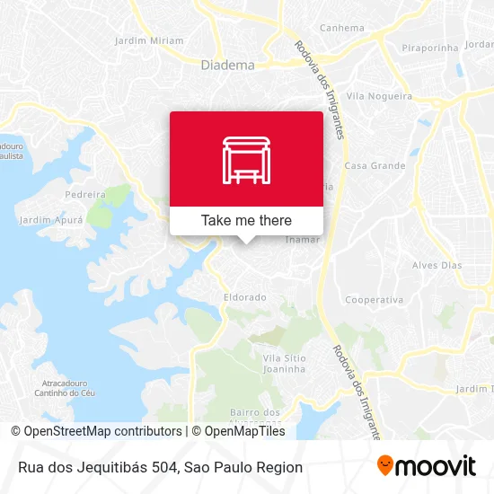 Rua dos Jequitibás 504 map