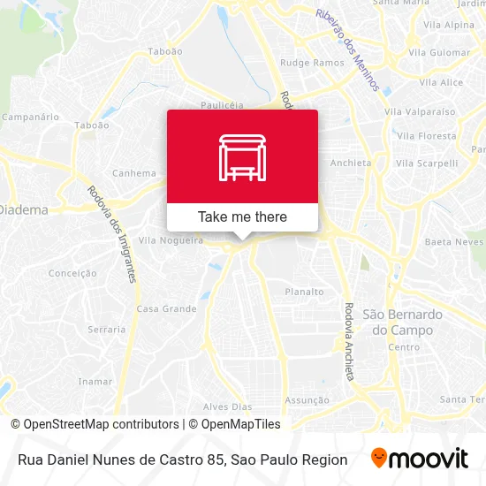 Rua Daniel Nunes de Castro 85 map