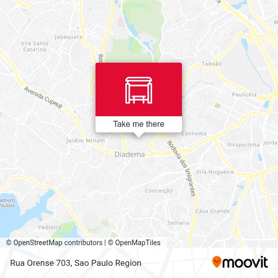 Rua Orense 703 map