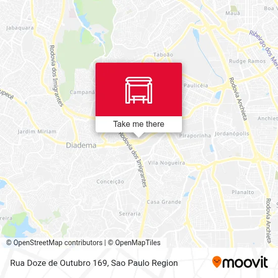 Rua Doze de Outubro 169 map