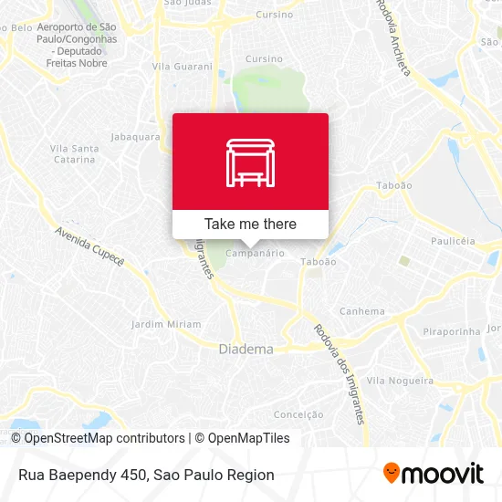 Rua Baependy 450 map