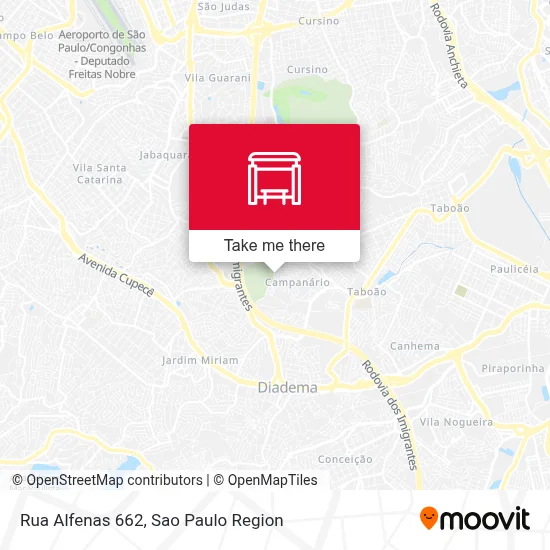 Rua Alfenas 662 map