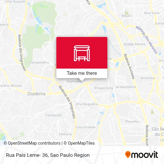 Rua Pais Leme- 36 map