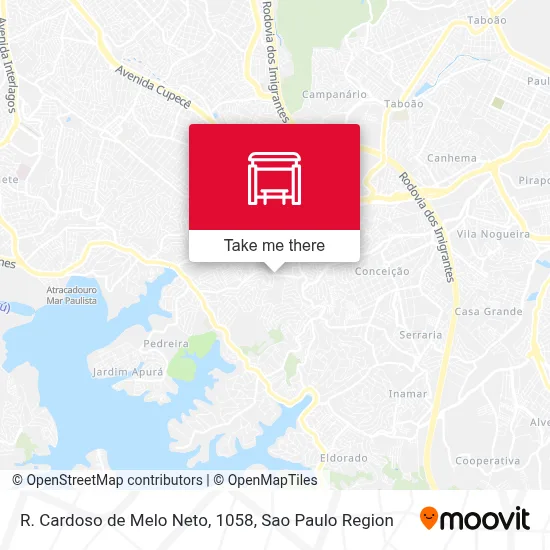 R. Cardoso de Melo Neto, 1058 map