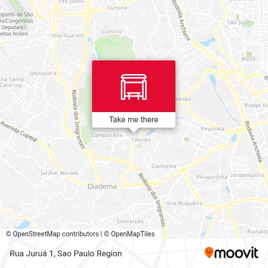 Rua Juruá 1 map