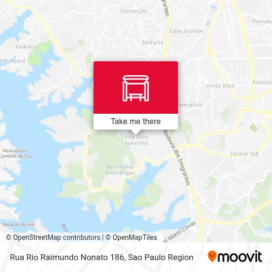 Rua Rio Raimundo Nonato 186 map