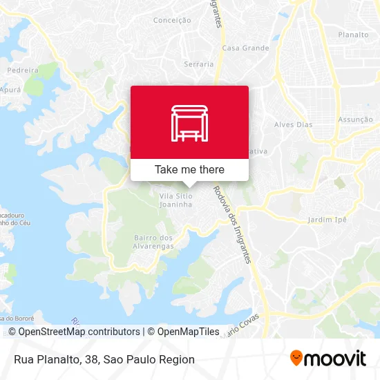 Rua Planalto, 38 map