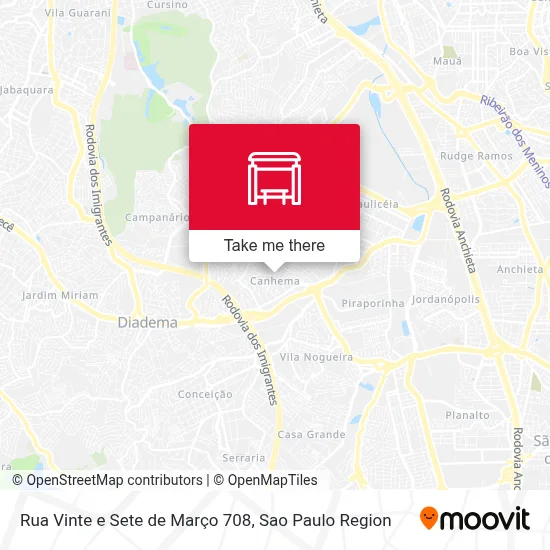 Rua Vinte e Sete de Março 708 map