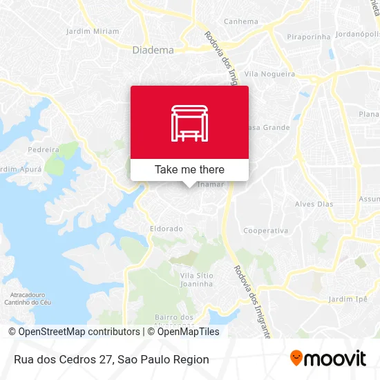 Rua dos Cedros 27 map
