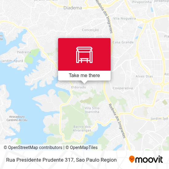 Rua Presidente Prudente 317 map