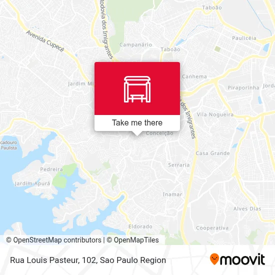 Rua Louis Pasteur, 102 map