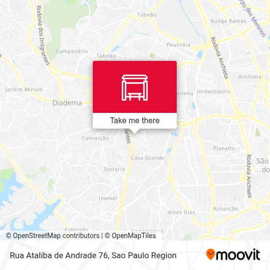 Rua Ataliba de Andrade 76 map