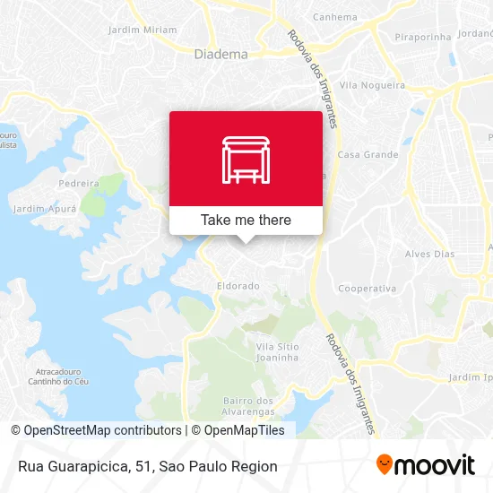 Rua Guarapicica, 51 map