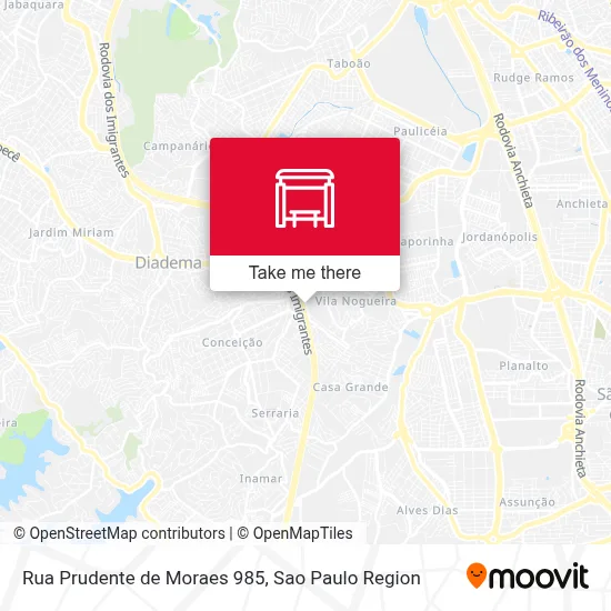 Rua Prudente de Moraes 985 map