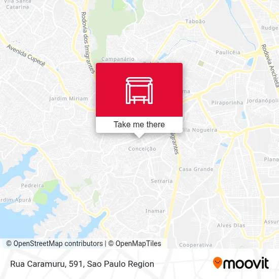 Rua Caramuru, 591 map