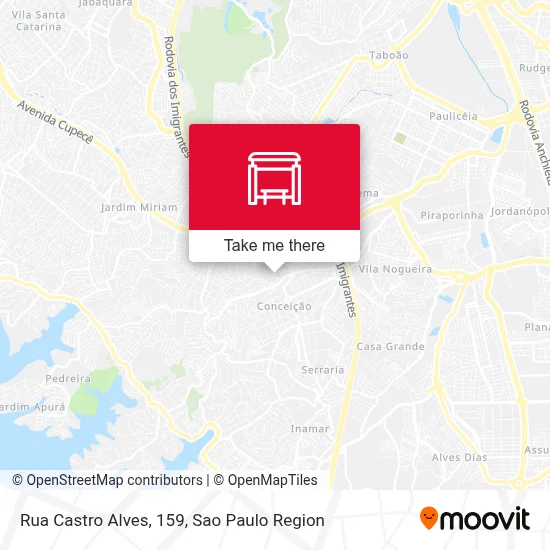 Rua Castro Alves, 159 map