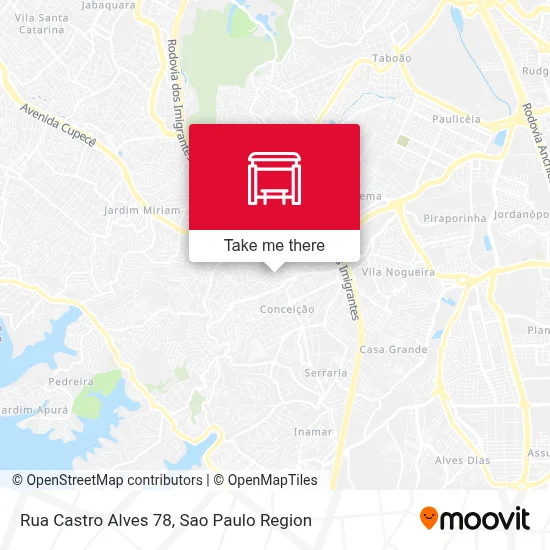 Rua Castro Alves 78 map