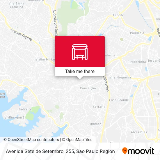 Avenida Sete de Setembro, 255 map