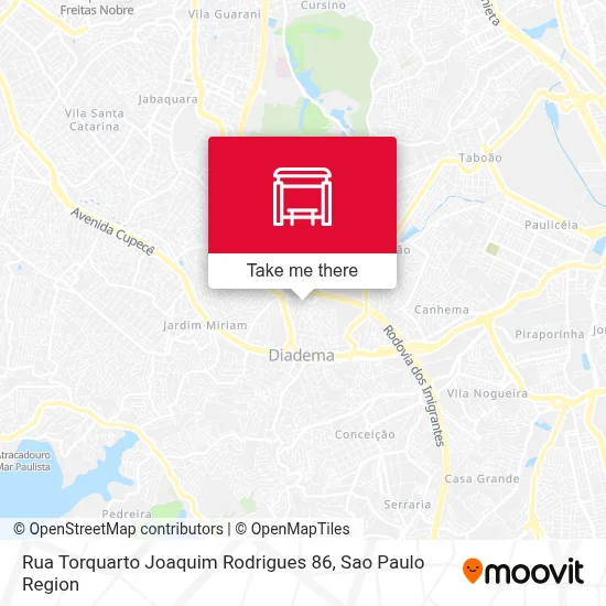 Rua Torquarto Joaquim Rodrigues 86 map