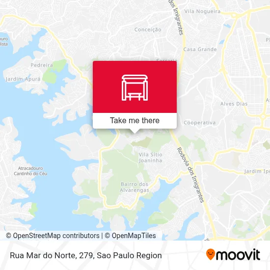 Rua Mar do Norte, 279 map