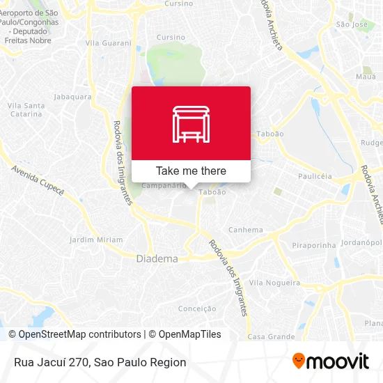 Rua Jacuí 270 map