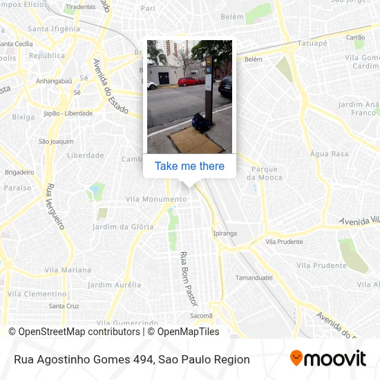 Rua Agostinho Gomes 494 map