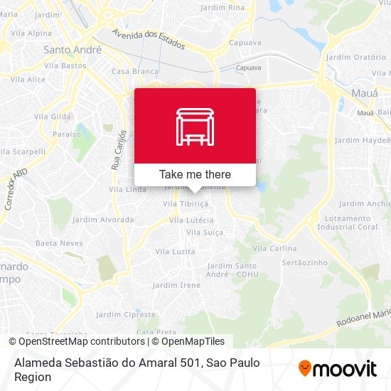 Alameda Sebastião do Amaral 501 map