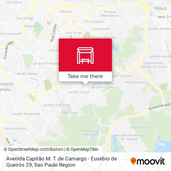 Avenida Capitão M. T. de Camargo - Eusébio de Queirós 29 map
