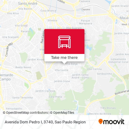 Avenida Dom Pedro I, 3740 map