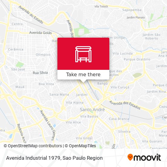 Avenida Industrial 1979 map