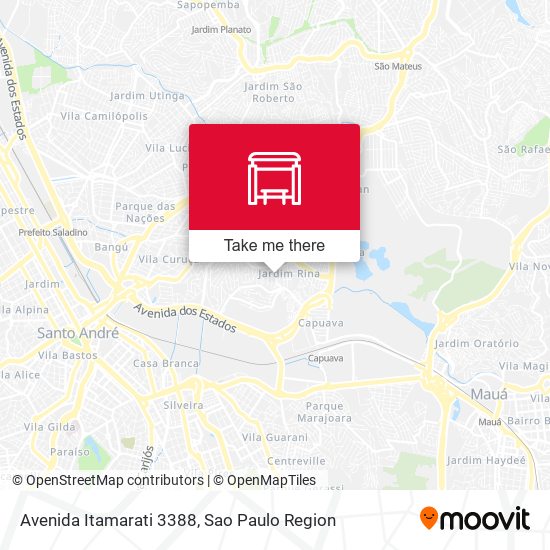 Avenida Itamarati 3388 map