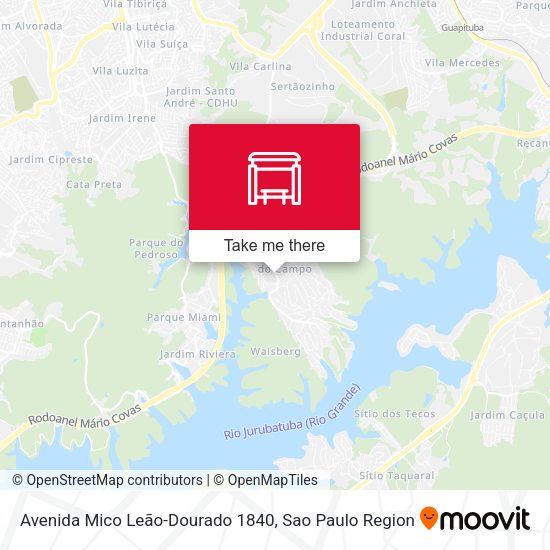 Avenida Mico Leão-Dourado 1840 map