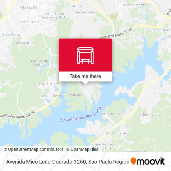 Avenida Mico Leão-Dourado 3260 map