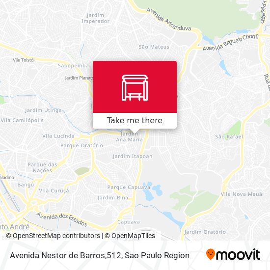 Avenida Nestor de Barros,512 map