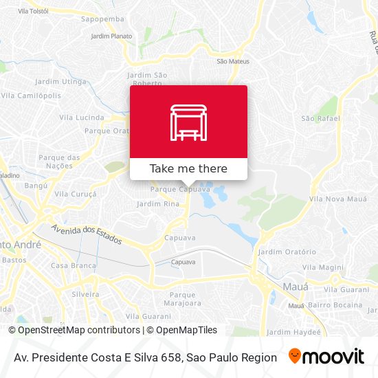 Mapa Av. Presidente Costa E Silva 658