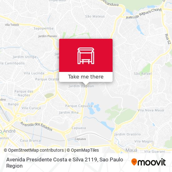 Avenida Presidente Costa e Silva 2119 map