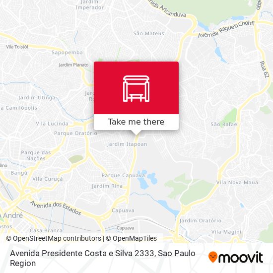 Avenida Presidente Costa e Silva 2333 map