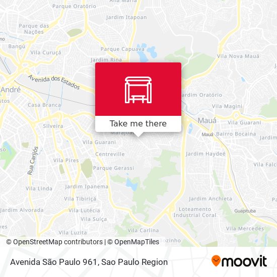 Avenida São Paulo 961 map