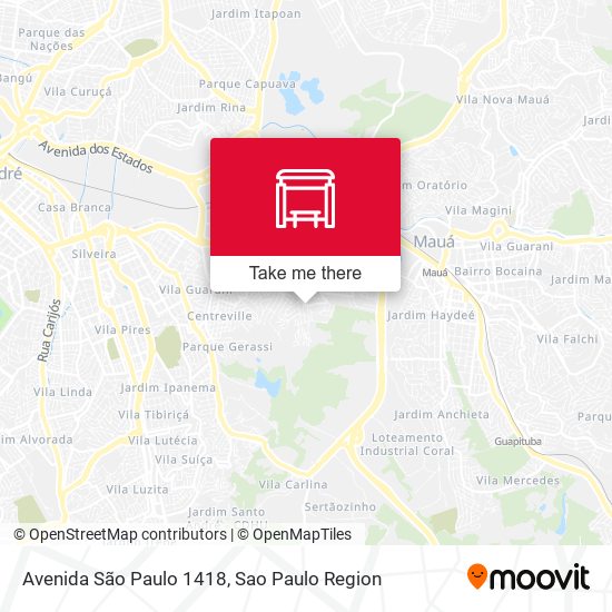 Avenida São Paulo 1418 map
