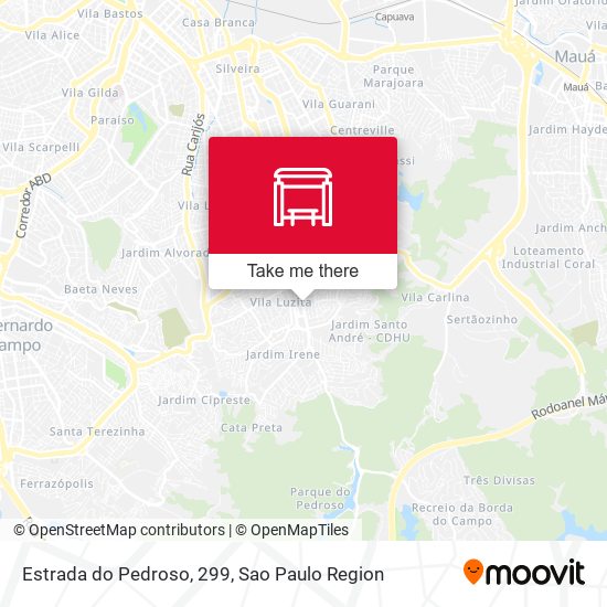 Estrada do Pedroso, 299 map